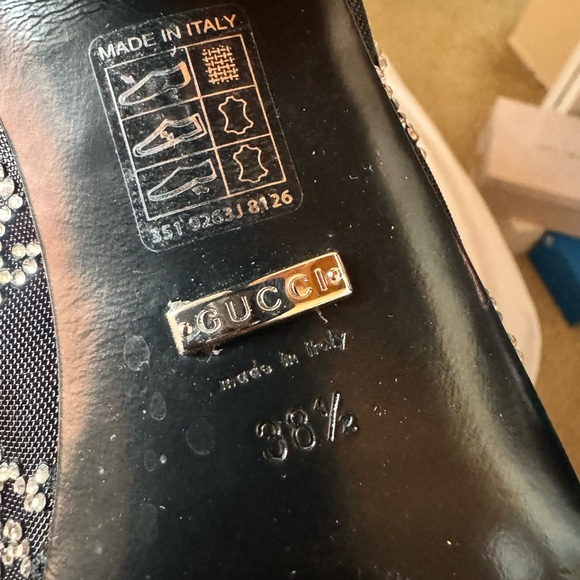 Gucci crystal GG mesh mules size 38.5 (8.5) - Picture 5 of 5